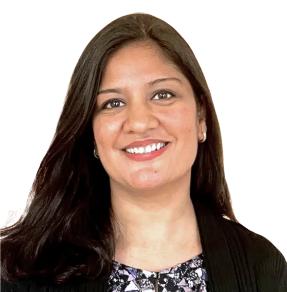 Portrait of Garima Mittal, Co-founder of Sagacity overseeing product and business development